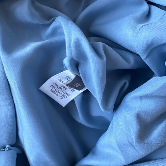 $1,900 NWT Lela Rose Embroidered Appliqué Crepe Evening Gown Dress - Picture 5 of 8